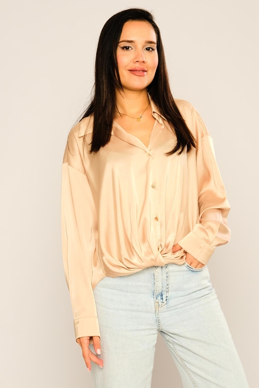 Explosion Long Sleeve Normal Neck Casual Blouses