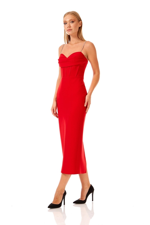 Hot Contact Night Wear Evening Dresses Black Red Powder