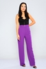 Explosion High Waist Casual Trousers أرجواني