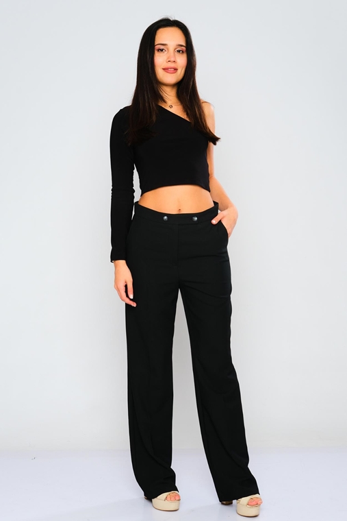 Mees High Waist Casual Trousers