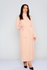 Pitiryko Maxi Long Sleeve Casual Dresses مسحوق