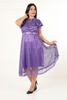 Panas Line Casual Dress Lilac