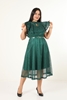 Panas Line Casual Dress Emerald