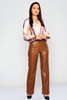 Zanzi High Waist Casual Trousers أسمر