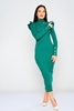 Yes Play Maxi Long Sleeve Casual Dresses Green
