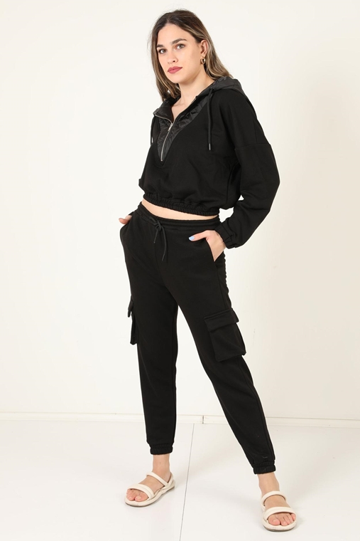 Mizalle С завышенной талией спортивная одежда Оптом женские брюки