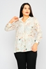 Selen Long Sleeve Normal Neck Casual Blouse Krem