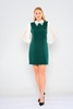 Green Country Mini Long Sleeve Casual Dresses