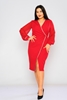 Rissing Star Casual Dress Red