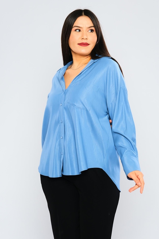 Green Country Long Sleeve Normal Neck Casual Blouse