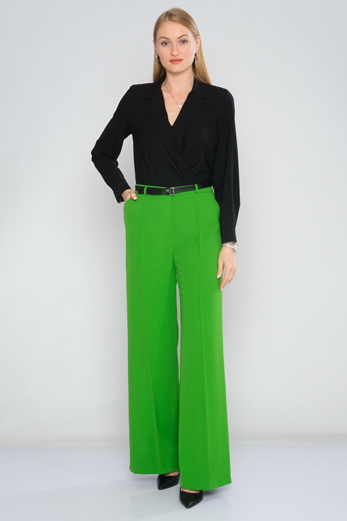 Mees С завышенной талией повседневная одежда Оптом женские брюки черный зеленый фуксия Пурпурный