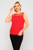 Mac Park Casual Blouses Red