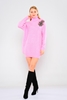 Yes Play Knee Lenght Long Sleeve Casual Dresses زهري