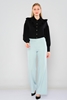 Mees High Waist Casual Trousers Mint