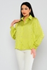 Lila Rose Long Sleeve Normal Neck Casual Shirts Olive