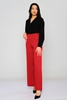 Yes Play High Waist Casual Trousers Red-Red