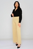 Yes Play High Waist Casual Trousers Camel-Gold