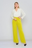 Airport High Waist Casual Trousers Oil