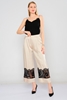 Mianotte High Waist Casual Trousers Stone