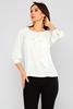 Airport Short Sleeve Crew Neck Casual Blouses