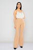 Fimore High Waist Casual Trousers Mink