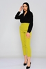 Bubble High Waist Casual Trousers Oil