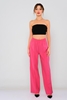 Fimore High Waist Casual Trousers Pink