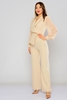 Rissing Star Casual Jumpsuits Beige