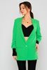 Favori Blazer Work Wear Jackets Koyu Yeşil