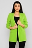 Favori Blazer Work Wear Jackets Açık Yeşil