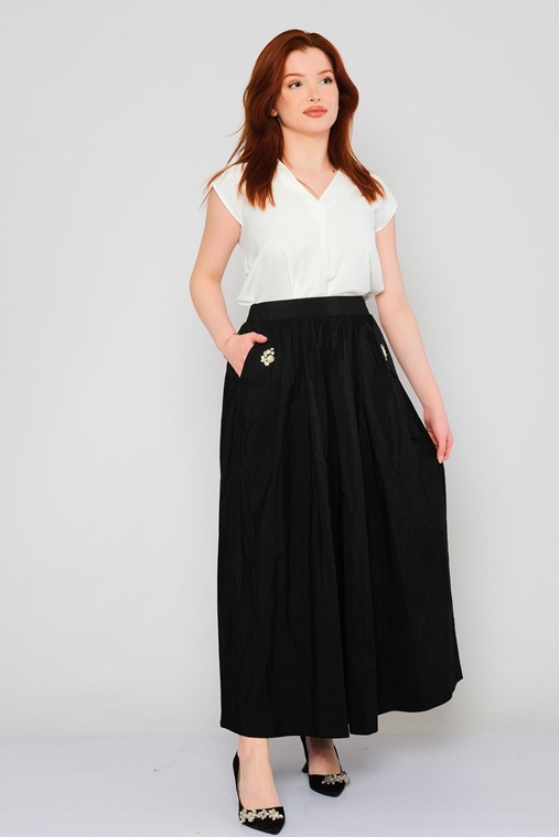 Mianotte Casual Skirts Black Stone