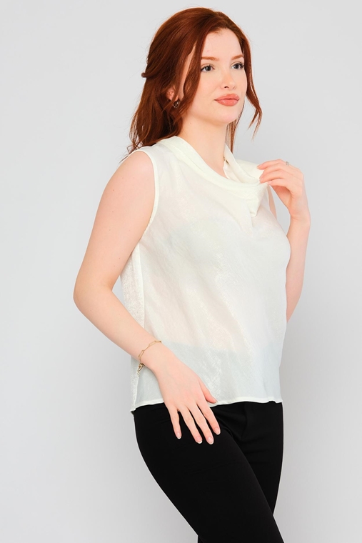 Mees Casual Blouses Red Cream