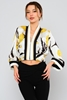 Mianotte Long Sleeve Casual Blouses Yellow
