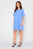 Favori Knee Lenght Short Sleeve Casual Dresses indigo
