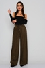 Show Up High Waist Casual Trousers Хаки