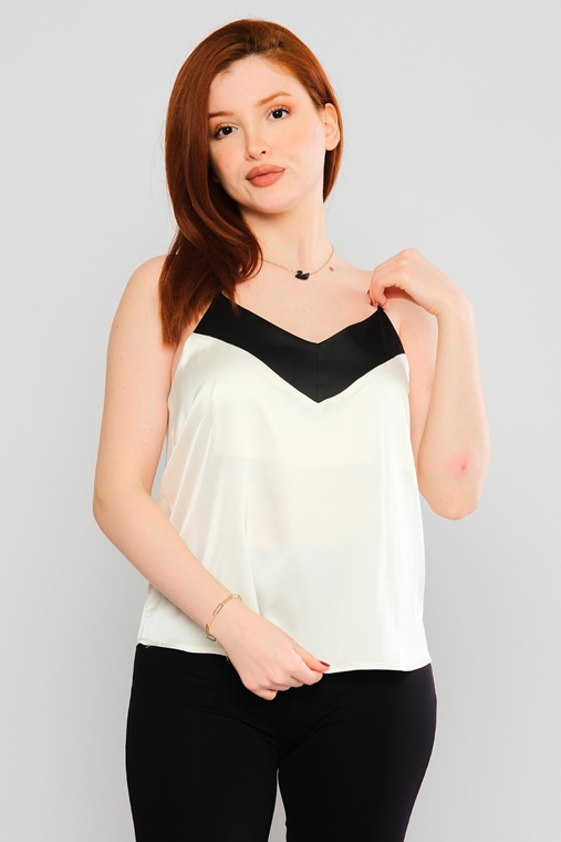 Mees Casual Blouses White Cream