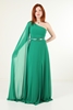 Seres Night Wear Evening Dresses Emerald