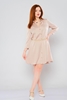 Rissing Star Casual Dresses Beige