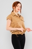 Mees Casual Blouses Camel