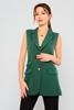 Selen Waistcoat Casual Jackets зеленый