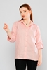 Selen Long Sleeve Normal Neck Casual Shirts розовый
