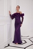 Odrella Night Wear Evening Dresses Purple