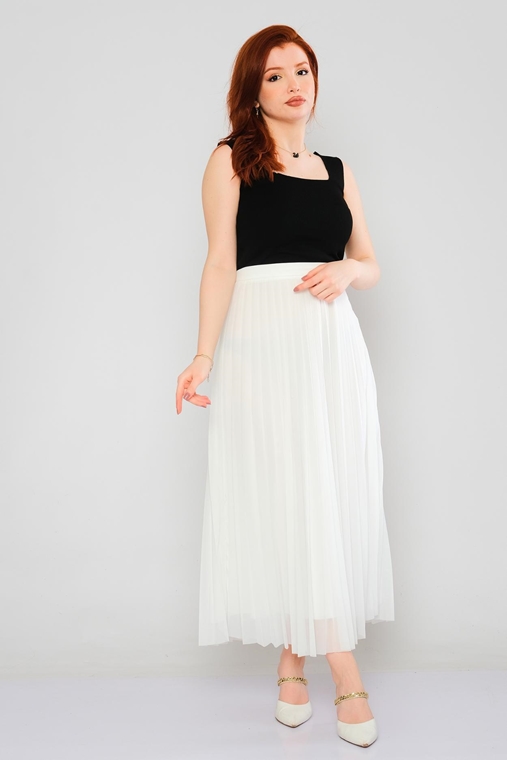 Fimore Casual Skirts Black White