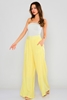 Lila Rose High Waist Casual Trousers Yellow