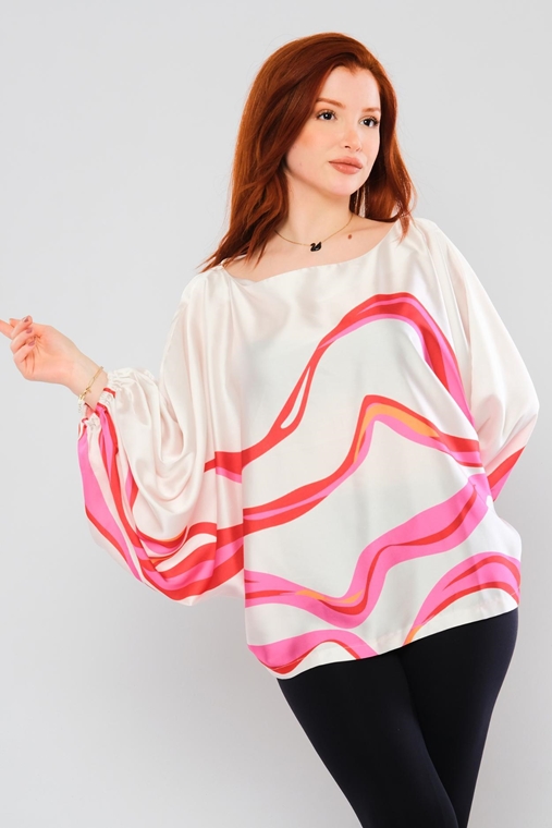 Lila Rose Long Sleeve Normal Neck Casual Blouses