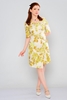 Biscuit Knee Lenght Three Quarter Sleeve Casual Dresses