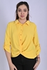 Unique Lady Casual Blouse Yellow
