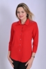 Unique Lady Casual Blouses Red