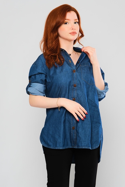 Mees Casual Blouses Navy