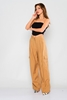Explosion High Waist Casual Trousers Camel